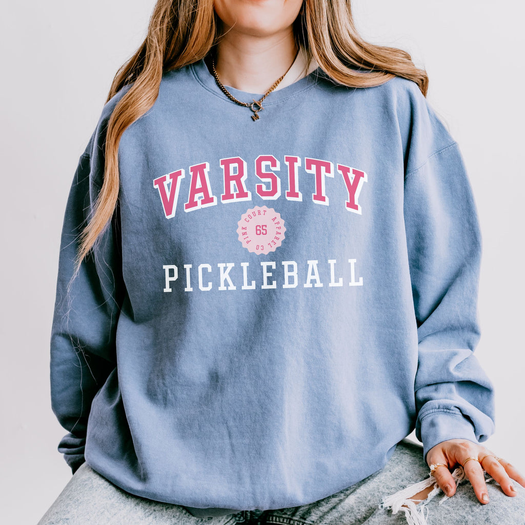 Varsity Pickleball Sweatshirt