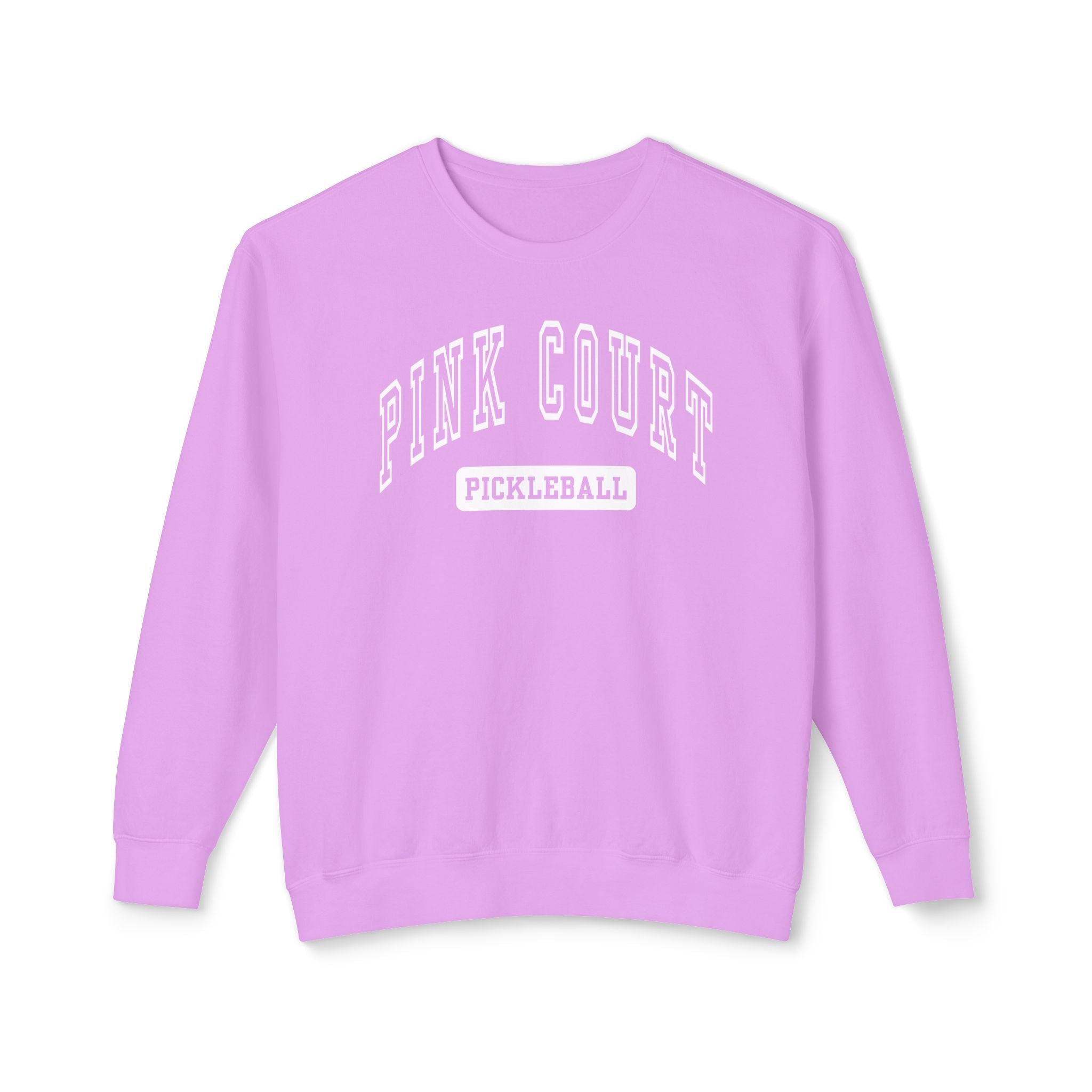 Pink Court Pickleball Collegiate Sweatshirt