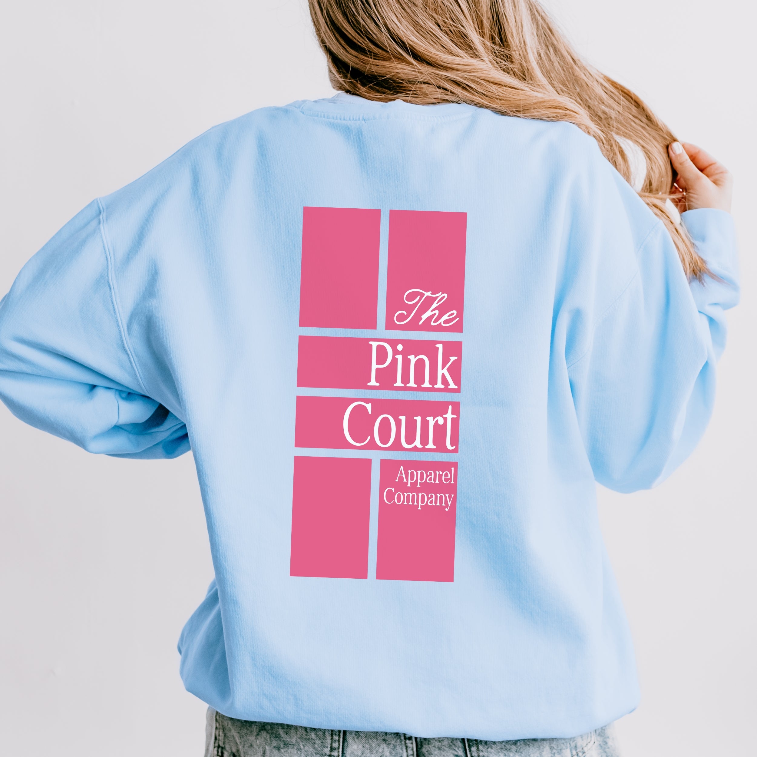 The Pink Court Blocks Sweatshirt