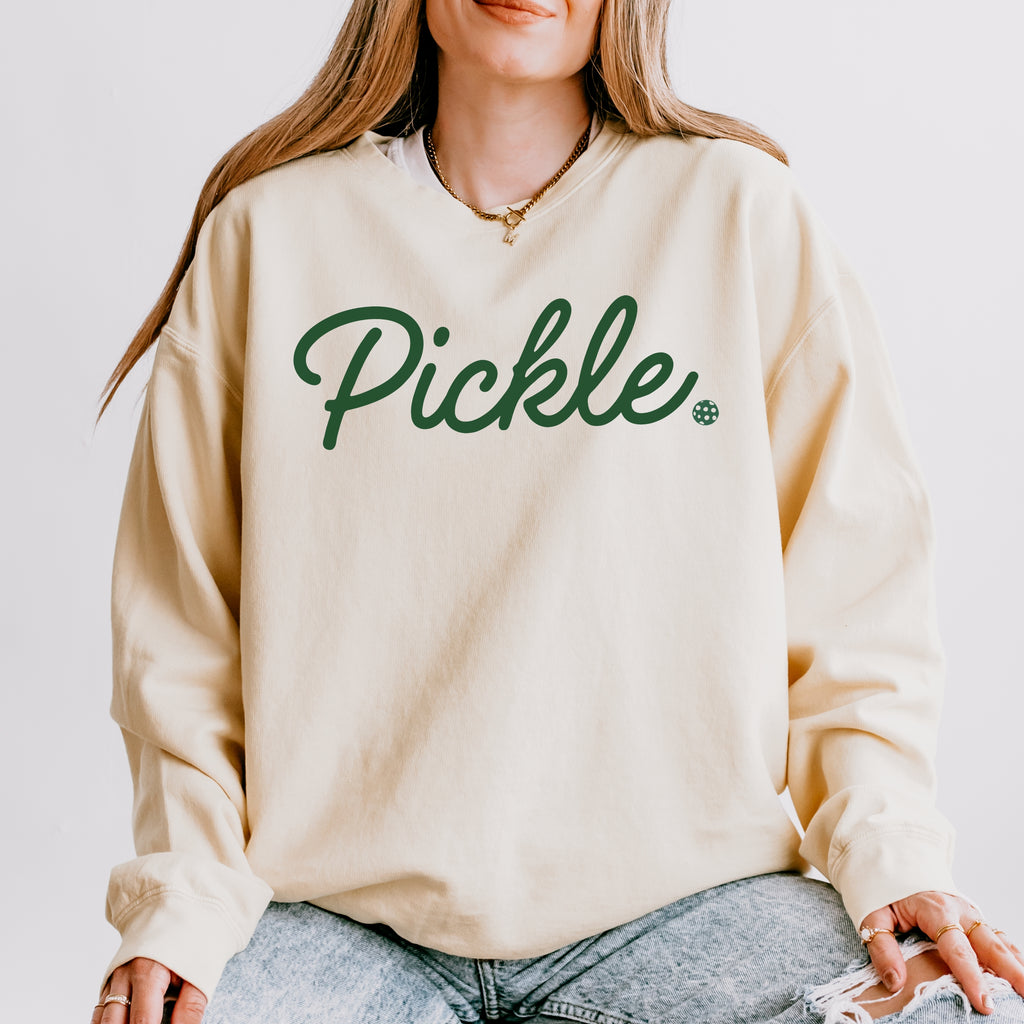 Pickle Script Sweatshirt