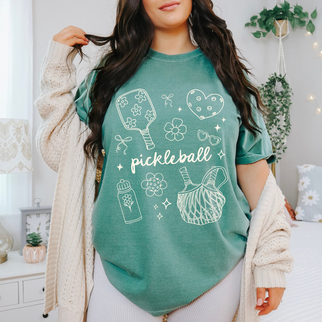 Pickleball Doodles T-Shirt